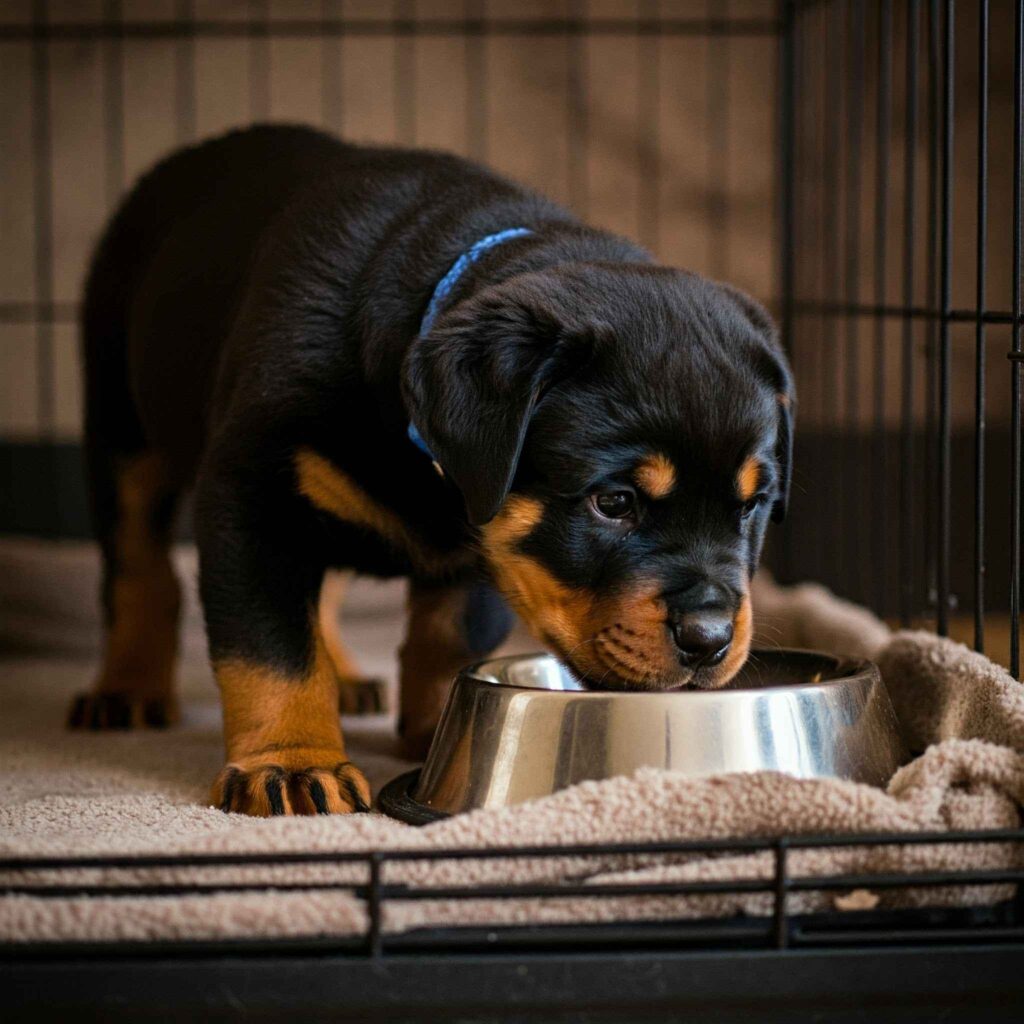 How to crate train a rottweiler puppy best sale