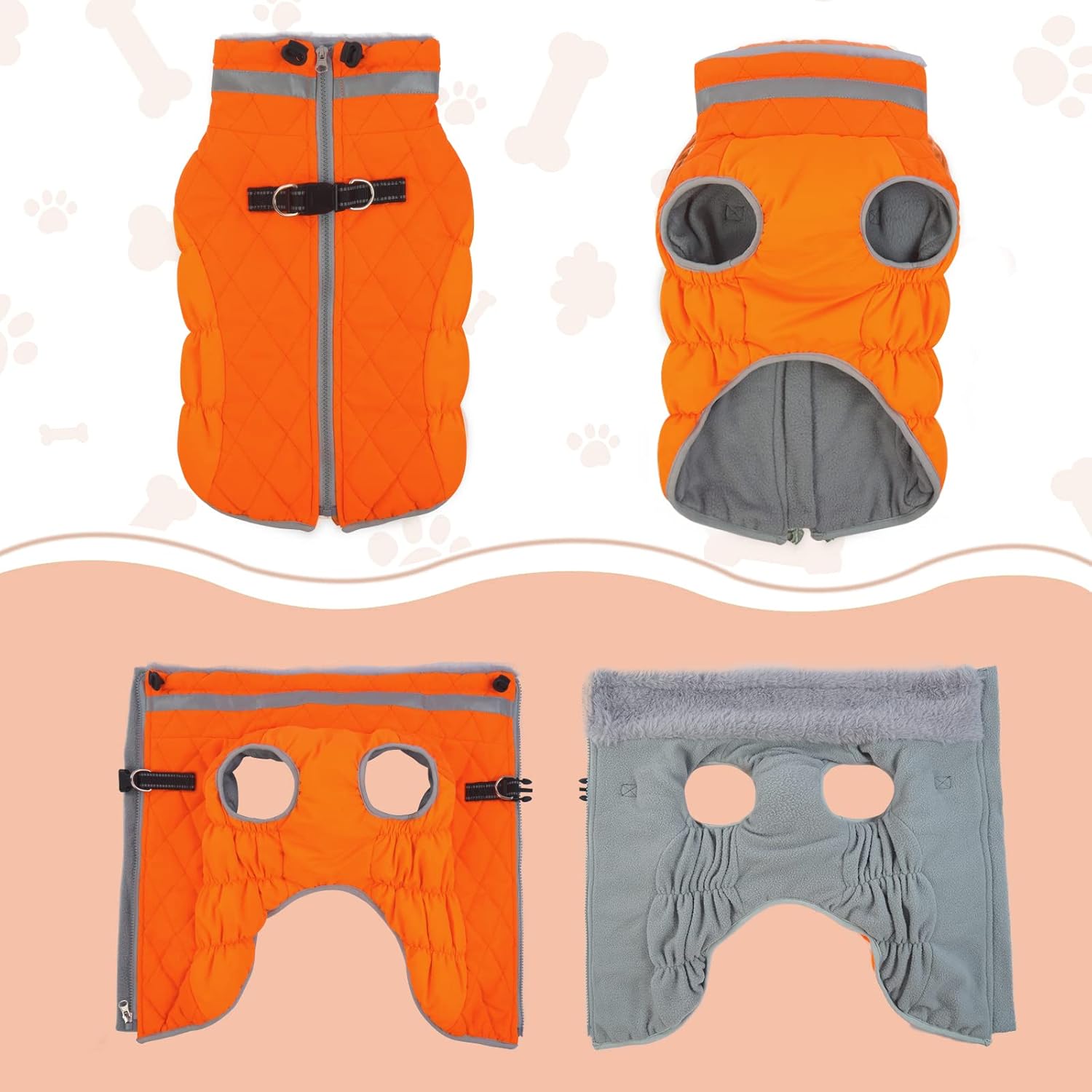 Lelepet Warm Dog Winter Coat