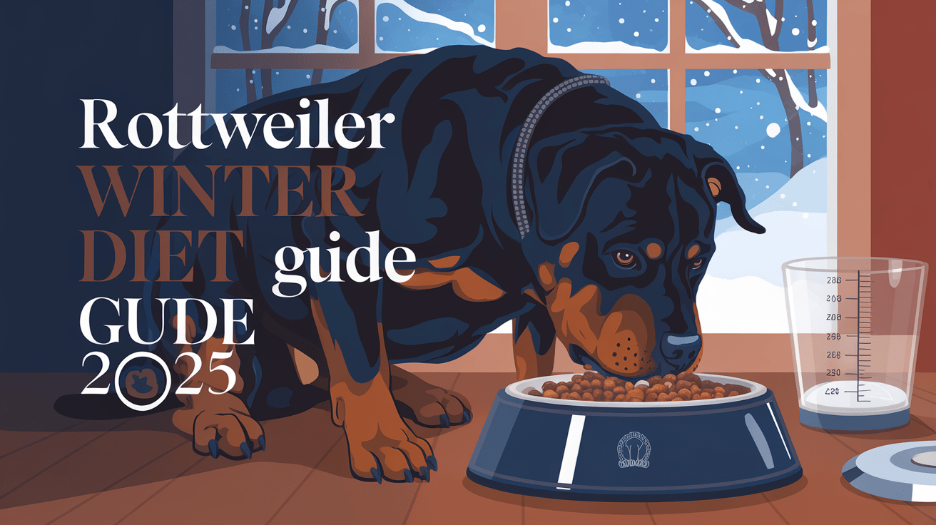 You are currently viewing Ultimate Rottweiler Winter Diet Guide: January 2025 Nutrition – 30% More Calories for Thriving Health